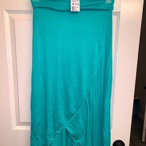 High low maxi skirt